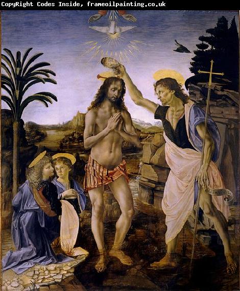 Andrea del Verrocchio Baptism of Christ